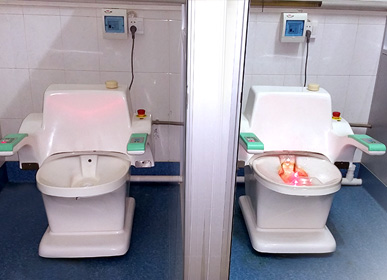 贵港市人民医院引进了康兴激光坐浴机