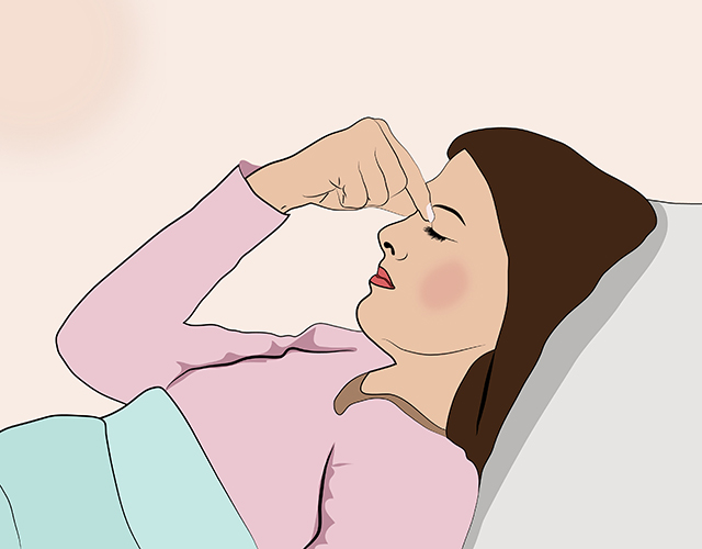 女士、闭眼、休息-康兴医疗器械官网