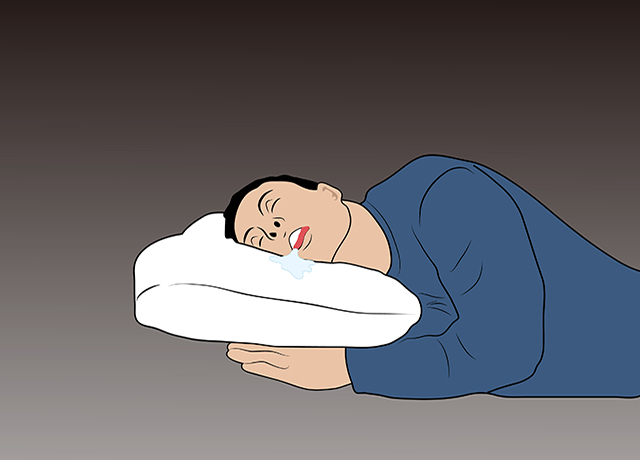 睡觉、张嘴、流口水-康兴医疗器械官网