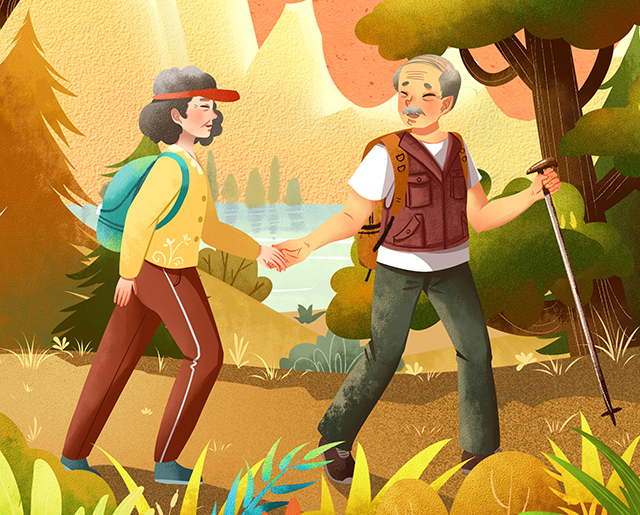 老人 登上 运动-康兴医疗官网