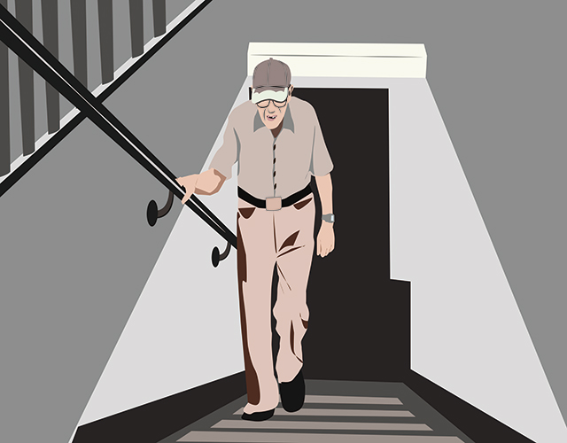 老人 锻炼 楼梯-康兴医疗器械官网