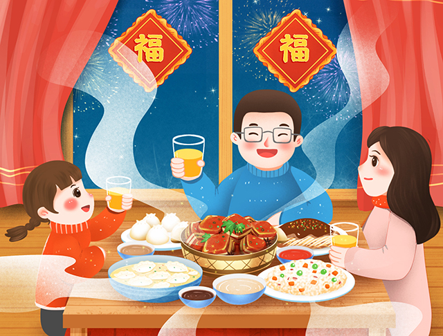 过年 年夜饭 春节-康兴医疗器械官网
